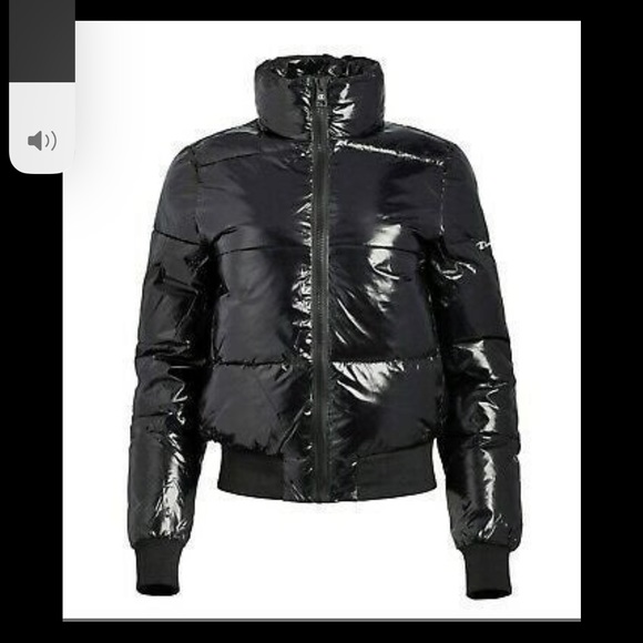 Champion Outdoor Tech Fill Puffer Jacket Metallic Black 112341 Women’s L NEW - Picture 5 of 6